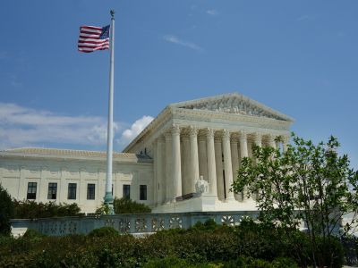 Vista della Corte Suprema degli Stati Uniti