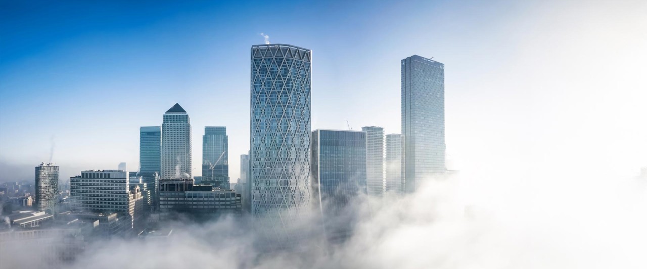 London Canary Wharf panorama