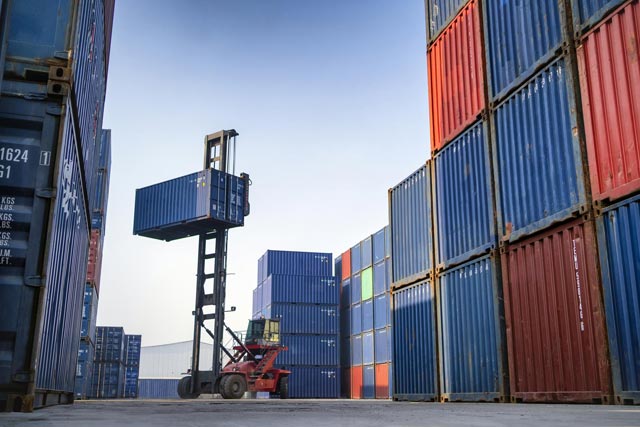 Ships containers