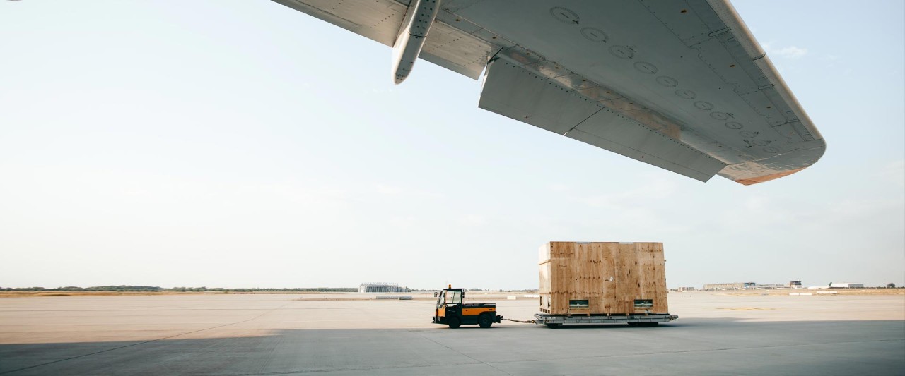 cargo at the airport