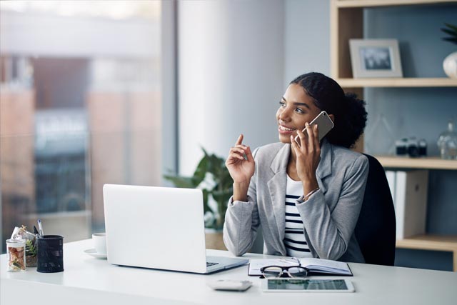 woman checking invoice factoring