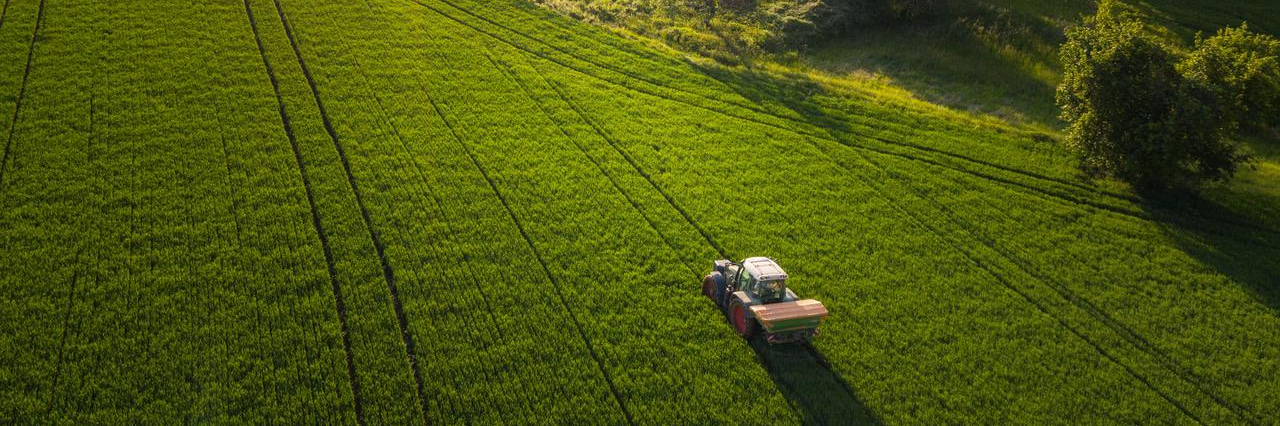 farm with tractor