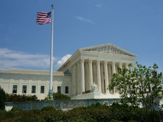 Vista della Corte Suprema degli Stati Uniti