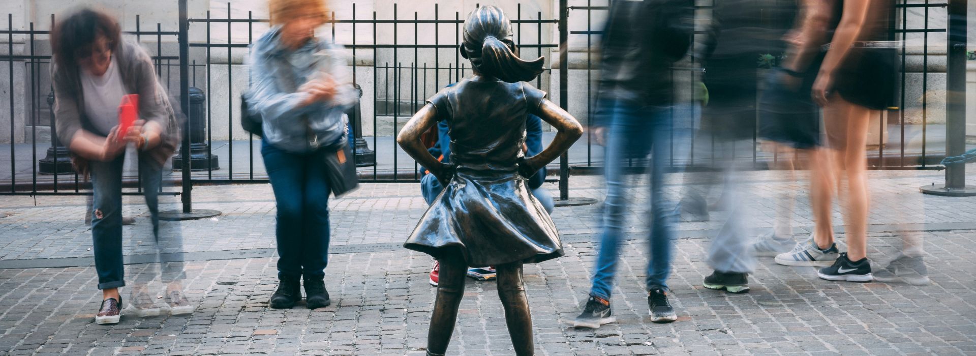 Statua Fearless Girl a Wall Street, New York