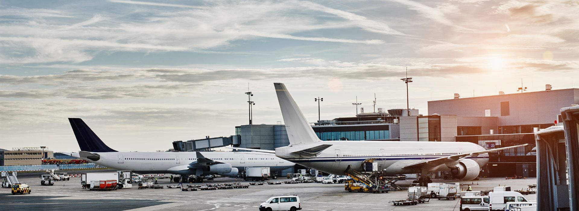 Pista aereoportuale trafficata