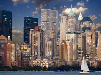 Vista di New York