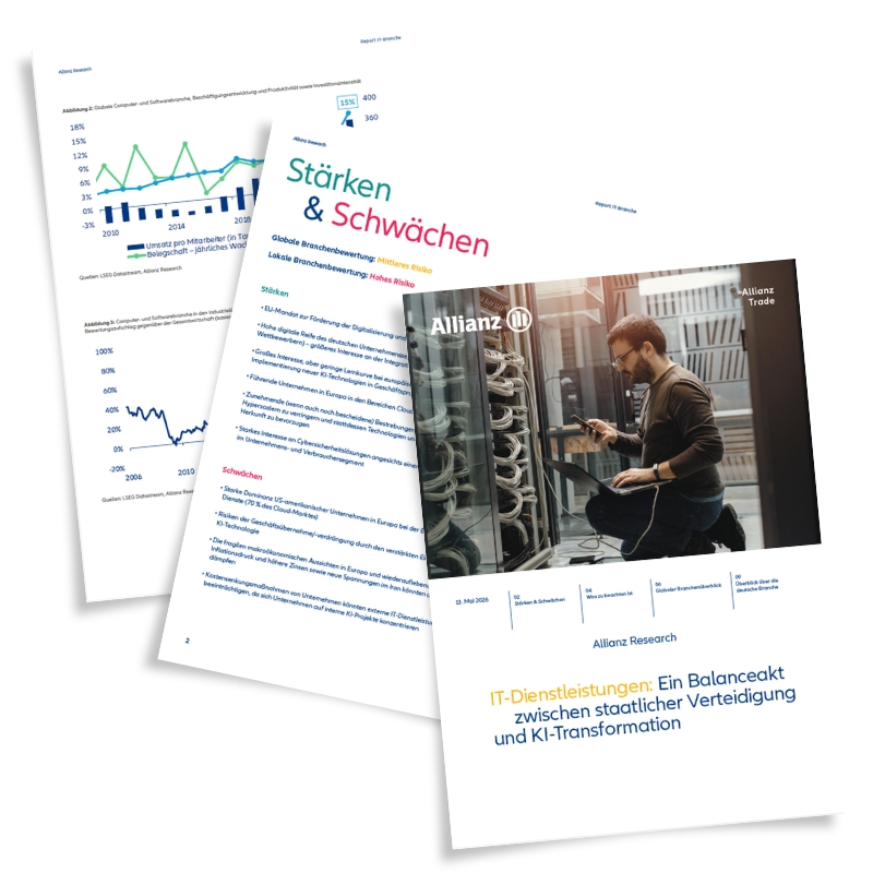 Report IT-Branche 2026 von Allianz Trade